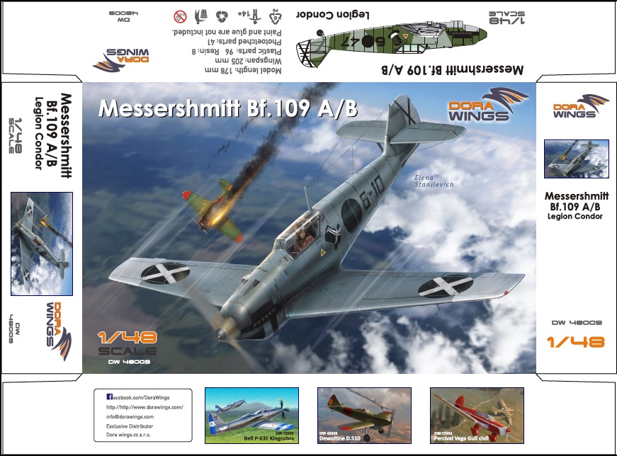 DW 72011 Messerschmitt Bf.109 A/B  Condor Legion