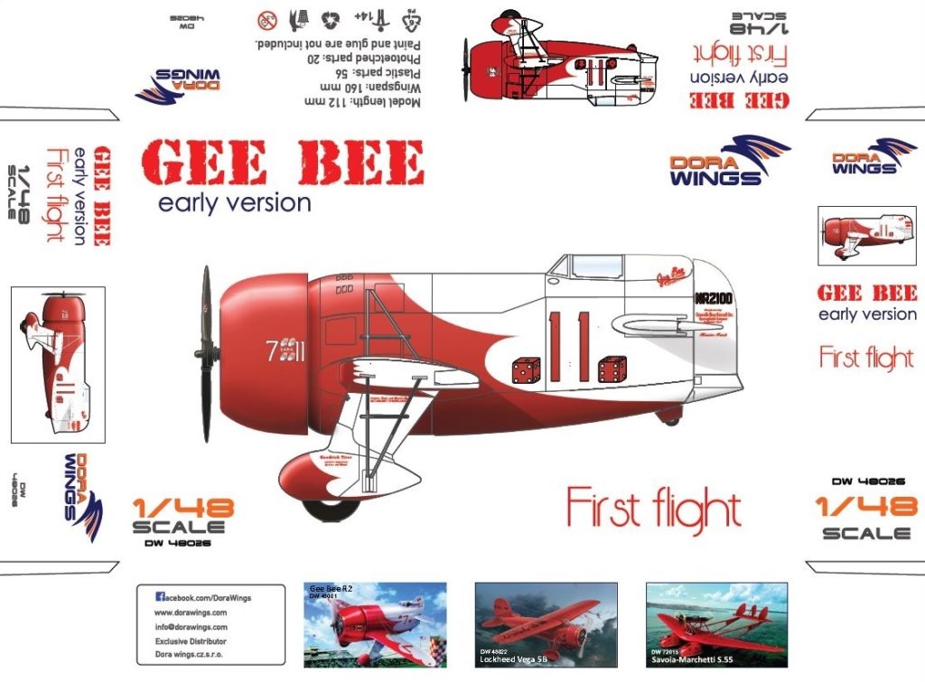 DW 48026 Gee Bee Early Version Model Kit